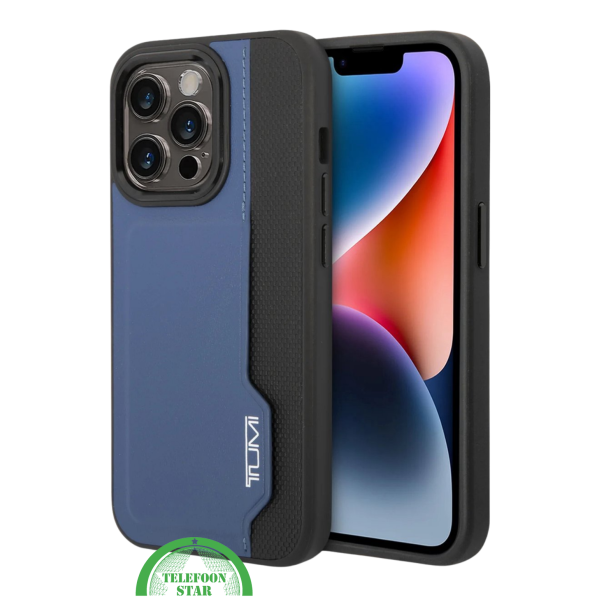 Hoesje voor iPhone 16 Pro Max Robuust Hoesje Blauw-Zwart &ndash; Sterke Bescherming met Stijlvolle Afwerking – foto 5