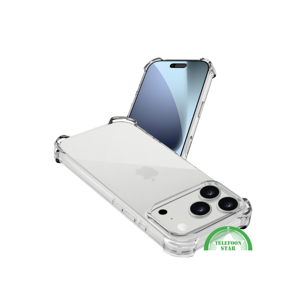  Transparant Antishock Hoesje voor iPhone 17 Pro Max&ndash; Silicone, Flexibel, Helder &amp; Extra Sterk | Telefoonstar – foto 4