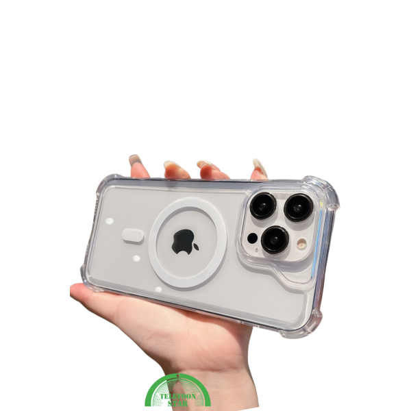 MagSafe Hoesje voor iPhone 16 Pro max Silicone &ndash; Transparant, Flexibel &amp; Compatible | Telefoonstar – foto 2