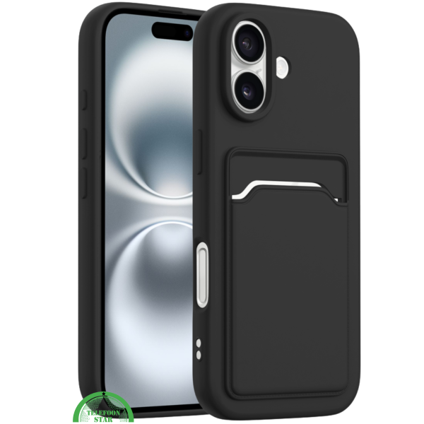 Hoesje voor iPhone 16 Plus Backcover met Pasjesvak - Extra Bescherming &amp; Extra Gemak – foto 5