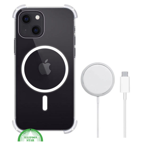 Hoesje voor iPhone 13 Shockproof MagSafe Transparant, Sterk &amp; Magnetisch – foto 3