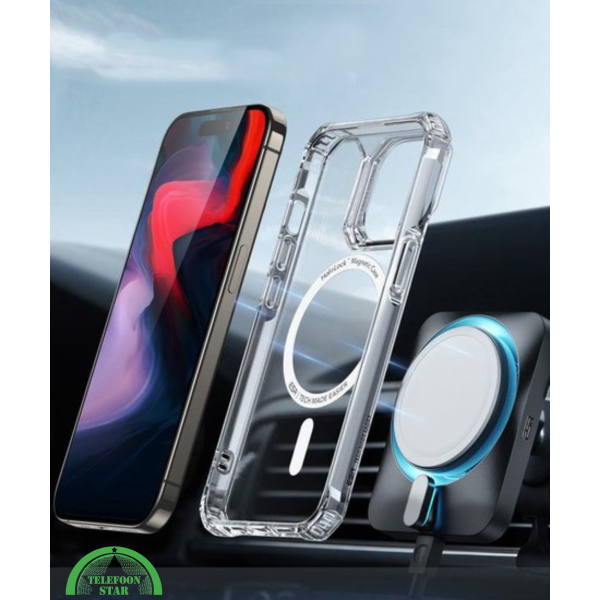 MagSafe Hoesje voor iPhone 15 Pro &ndash; Sterk, Transparant &amp; Magnetisch – foto 4