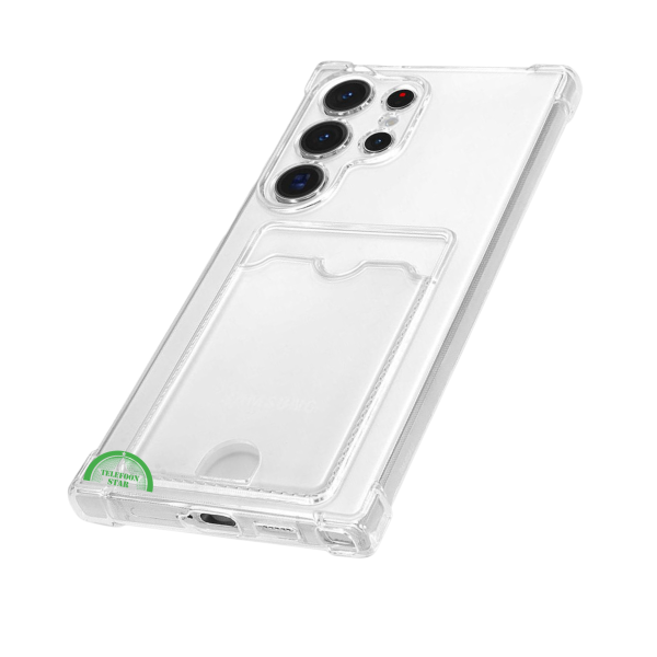 Transparant Hoesje voor Samsung S23 Ultra met Kaartvak, Praktisch, Slank &amp; Shockproof – foto 5