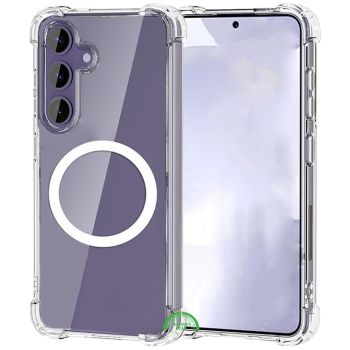 Hoesje voor Samsung S24 Plus transparant TPU, Stevig, Helder, Slank, Sterk & MagSafe-Compatibel