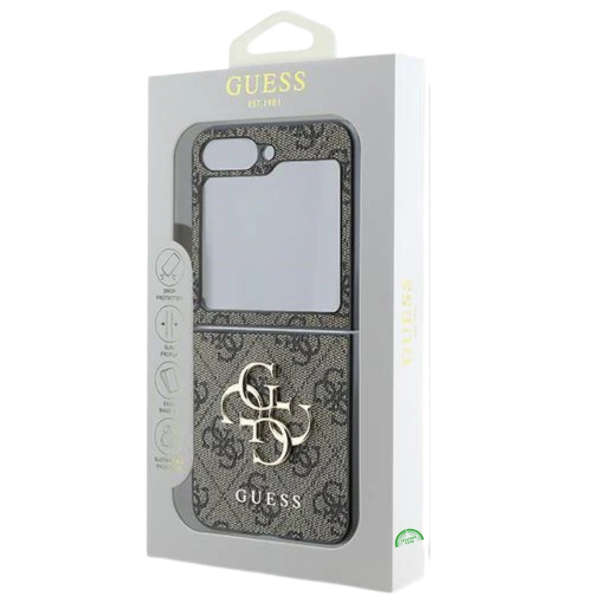 Hoesje voor Samsung Z Flip 7 FE Bruin Guess slank en lichtgewich – foto 7