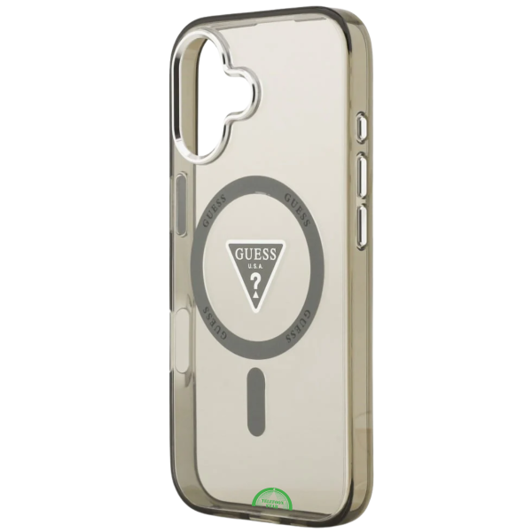 Hoesje iPhone 17 Transparant Grijs MagRing SmokeShield Case – foto 3