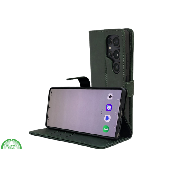 Hoesje voor Samsung Galaxy S26 Ultra Olijfgroen Boekcase – foto 5