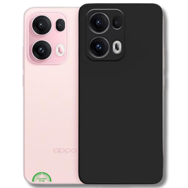 Zwart Hoesje voor OPPO Reno 13 Pro Slank Flexibel &amp; Krasbestendig – foto 2