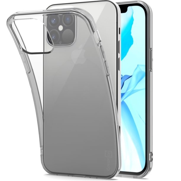 iPhone 13 hoesje Apple siliconen bumper transparant Zwart case &ndash; shock prof hoesje voor iPhone 13 geschikt voor magsafe – foto 2