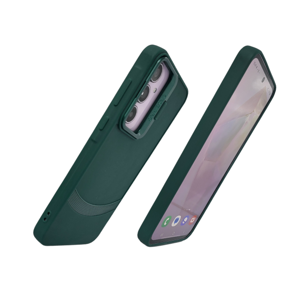 Hoesje voor Samsung A37 Groen met Camera Slider – foto 2