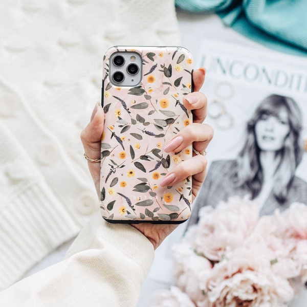 iPhone 13 Pro hoesje Pink Flowers – foto 3