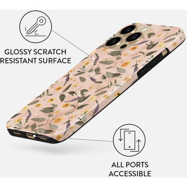 iPhone 13 Pro hoesje Pink Flowers – foto 4
