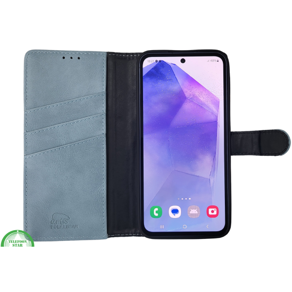 A16 lichtblauw Boek Case Leer Stijlvolle en Beschermende Wallet Case – foto 8