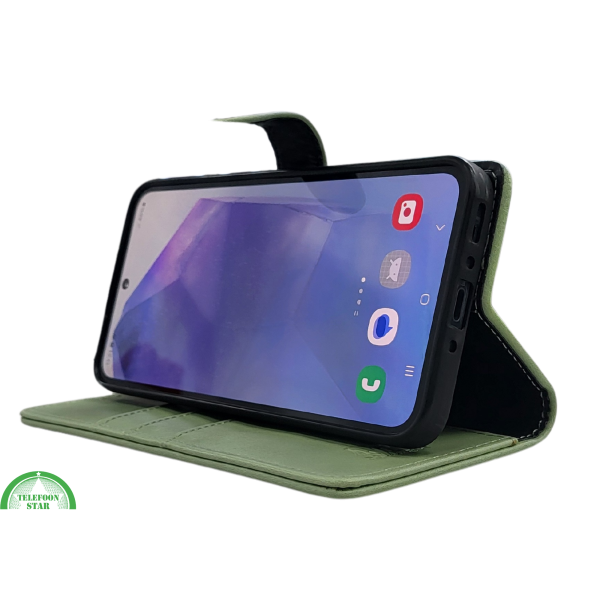 A36 Groen Boek Case Leer Stijlvolle en Beschermende Wallet – foto 3