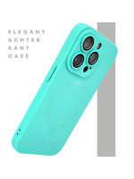 Turquoise MagSafe iPhone 15 Pro Max Hoesje &ndash; Fris & Slank Design | Telefoonstar.nl
