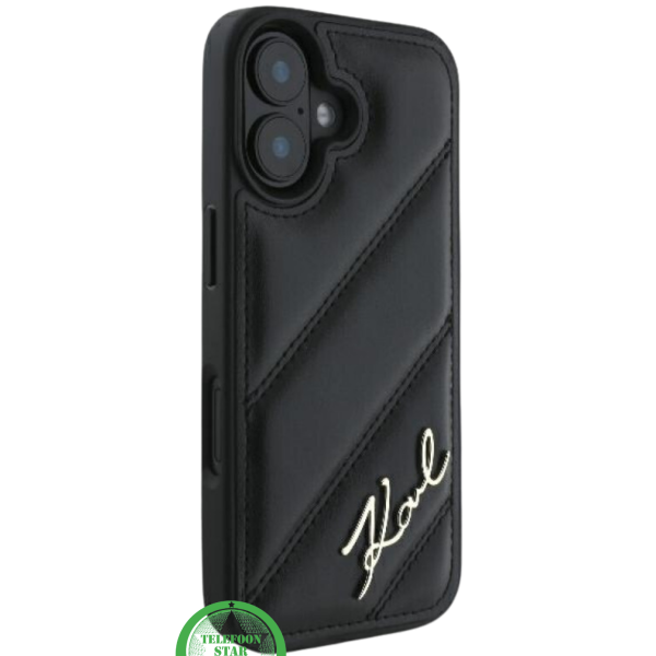 Hoesje voor iPhone 16 Zwart Leren &ndash; Luxe, Bescherming en Tijdloze Klasse – foto 2