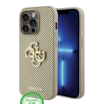Roze Elegant Hoesje met Hoesje voor iPhone 15 Pro Max Modern Design Case Gold EditionGoud Detail iPhone 15 Pro Max