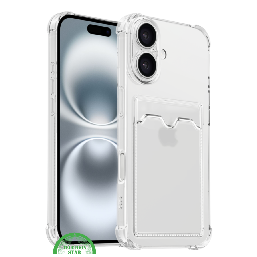 Transparant Hoesje &ndash; Geschikt voor iPhone 17 - Silicone, Geschikt voor MagSafe &ndash; Slank, Sterk en Shock proof - Telefoonstar