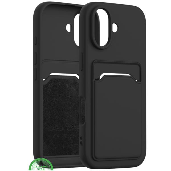 Hoesje voor iPhone 16 Plus Backcover met Pasjesvak - Extra Bescherming &amp; Extra Gemak – foto 2