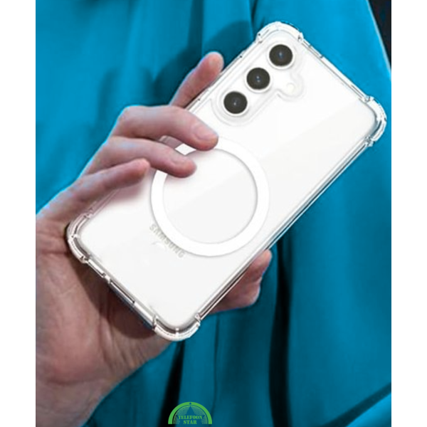 Hoesje voor Samsung S25 Plus transparant TPU, Slank, Sterk &amp; MagSafe-Compatibel – foto 3
