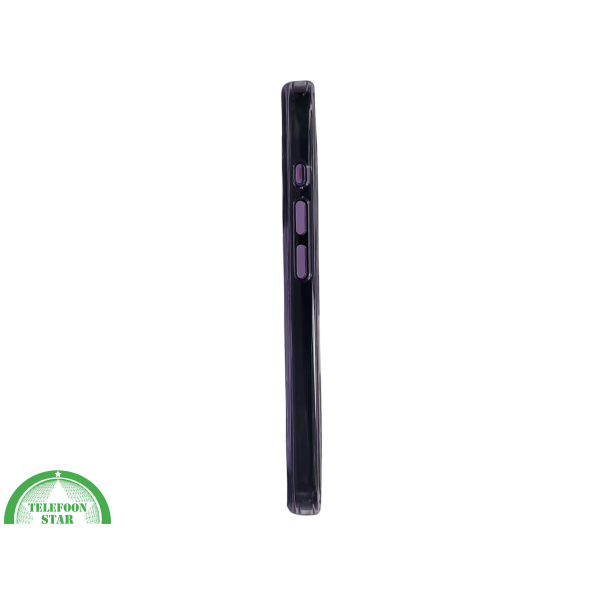 iPhone 16 hoesje lila transparant met schokbestendige bescherming en slank design – foto 5