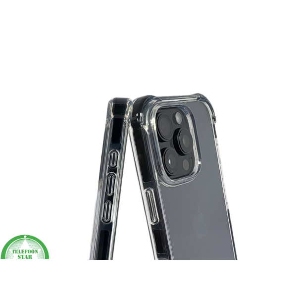 iPhone 16 Pro max Transparant Hoesje met Verstevigde Randen &ndash; Heldere Achterkant Bescherming – foto 6