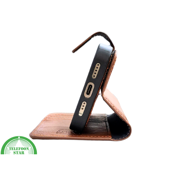 iPhone 15 Pro 2-in-1 Bookcase Hoesje Bruin &ndash; Magnetisch &amp; Stijlvol | Telefoonstar – foto 6
