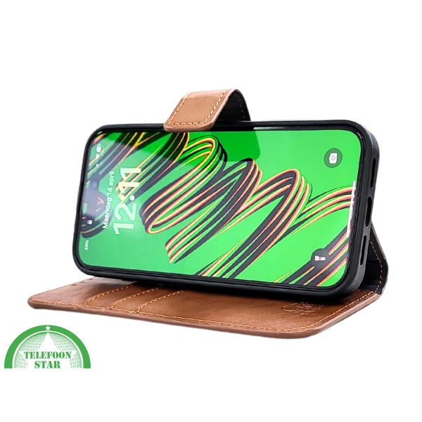 iPhone 15 Pro 2-in-1 Bookcase Hoesje Bruin &ndash; Magnetisch &amp; Stijlvol | Telefoonstar – foto 7