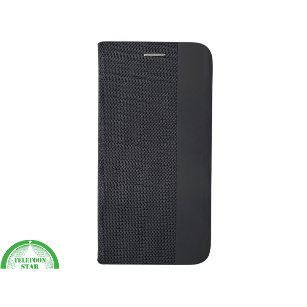 Zwart Bookcase Hoesje iPhone 13 / 14 &ndash; Met Structuur en Pasjeshouder | &euro;14,95 – foto 2