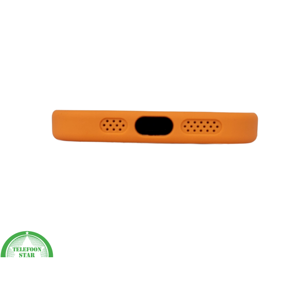 iPhone 16 Plus oranje transparant met schokbestendige bescherming – foto 4