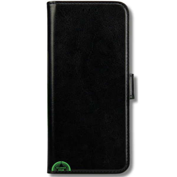Hoesje voor Oppo Reno 12 5G Zwart Bookcase Premium kunstleer volledig – foto 5