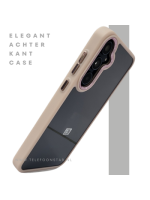 Samsung Galaxy A56 Hoesje doorzichtig rose randen Bescherming & Stijl in &eacute;&eacute;n