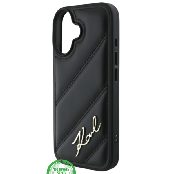 Hoesje voor iPhone 16 Zwart Leren &ndash; Luxe, Bescherming en Tijdloze Klasse – foto 3