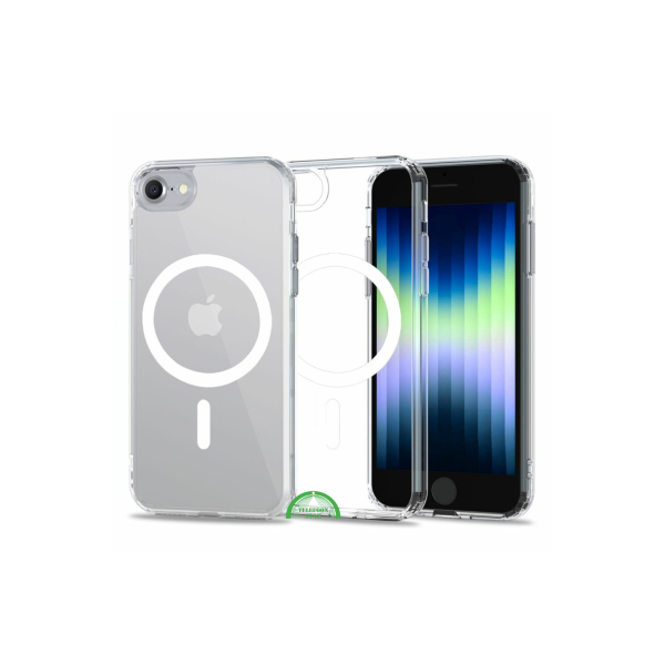 Transparant Hoesje voor iPhone SE MagSafe, Magnetisch, Slank &amp; Krasbestendig – foto 2