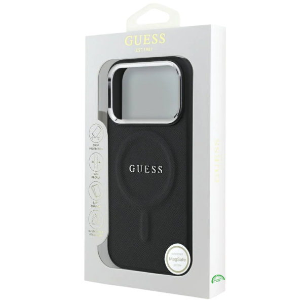 Hoesje voor iPhone 17 Pro Max Zwart Guess Slank, stevig en nauwkeurig – foto 4