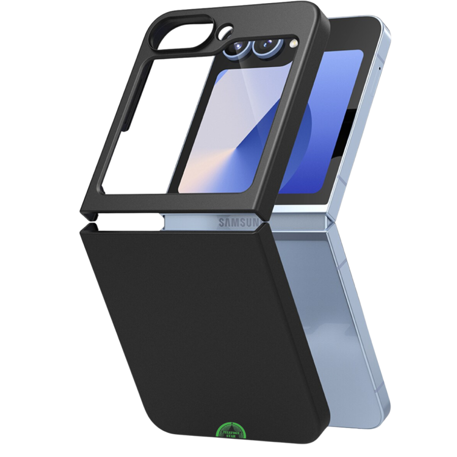 Hoesje voor Samsung Z Flip 7 FE Zwart Slank, stevig en opvouwbaar