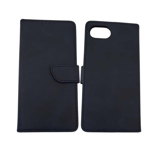 Hoesje voor iPhone 17e blauw Leerlook – foto 7