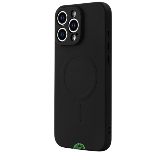 Hoesje voor iPhone 15 Pro &ndash; Zwart MagSafe, Silicone – foto 4