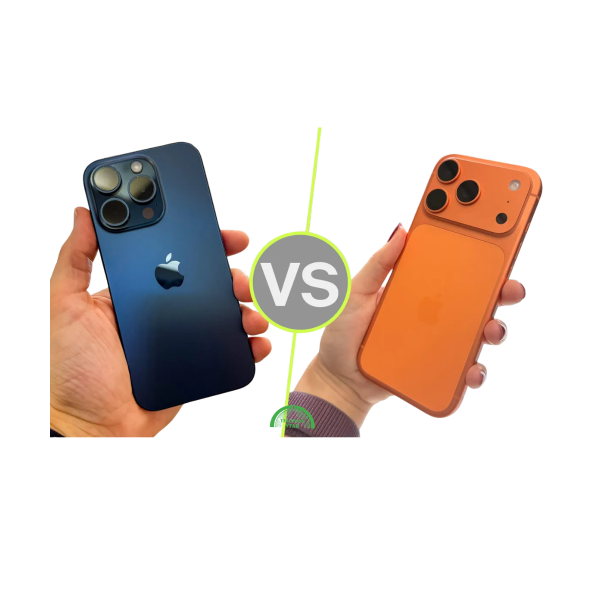 iPhone 15 Pro naar iPhone 17 Pro Blauw Transformer Flex Case – foto 2