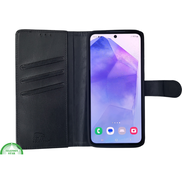 Samsung Galaxy S26  plus Lichtzwart Boek Case Leer Stijlvolle – foto 8