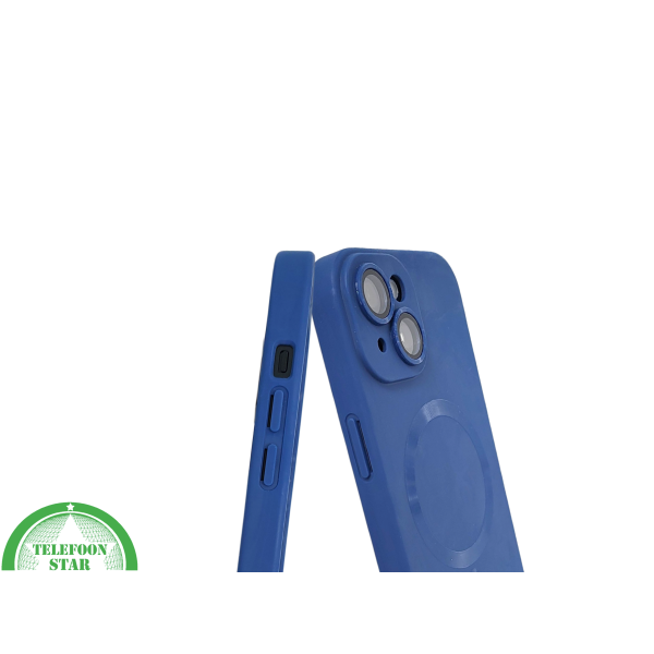 iPhone 15 Hoesje &ndash; Donkerblauw Met MagSafe Ondersteuning | Simpel, Sterk &amp; Slim – foto 6