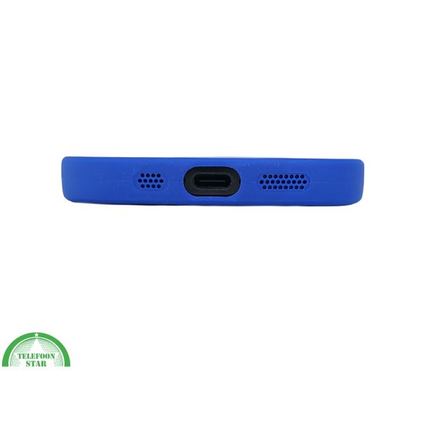 iPhone 16 Pro Blauw Hoesje Mat Design Met Verhoogde Camerabescherming – foto 4