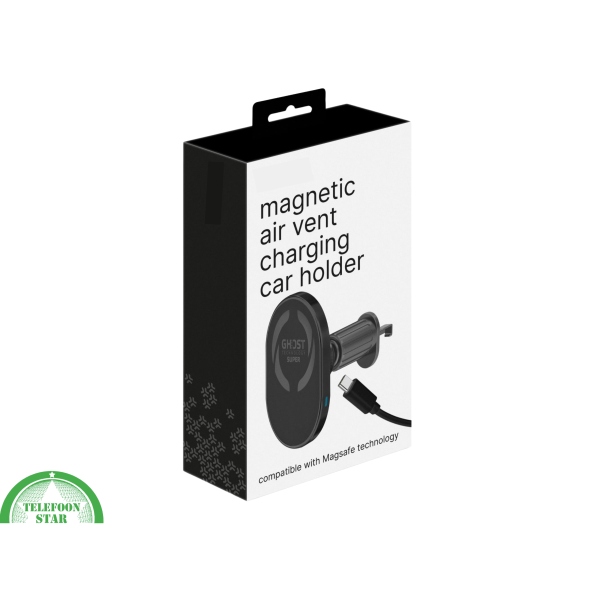 Magnetische Auto Houder Ventilatierooster met 15W Draadloze Oplader – foto 4