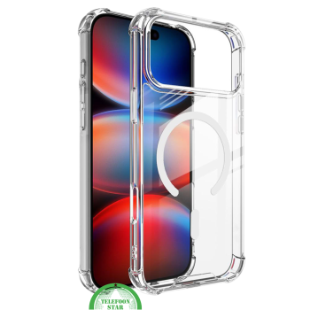 Clear case hoesje voor iPhone 17 Pro met MagSafe &ndash; ultra‑dun & stevig, silicone, Slank en flexibel ontwerp | Telefoonstar