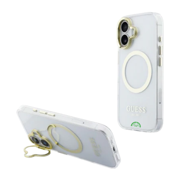 Hoesje iPhone 17 Wit MagRing PearlGuard Case – foto 2