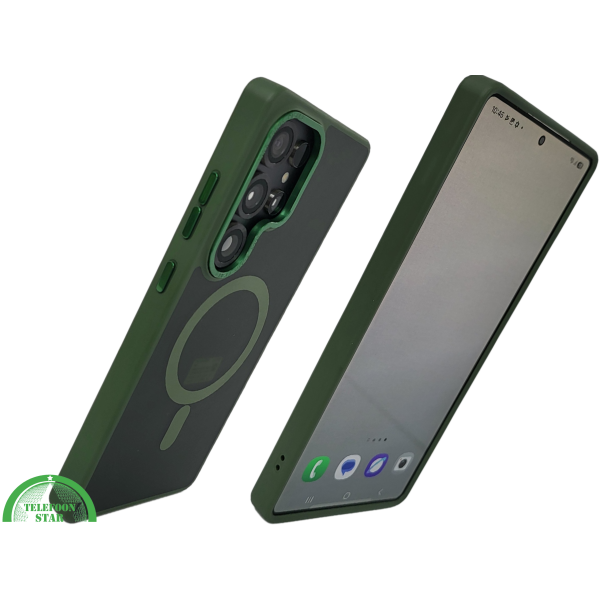 Samsung Galaxy S25 Edge Groen Hoesje Schokbestendige Backcover MagSafe – foto 3