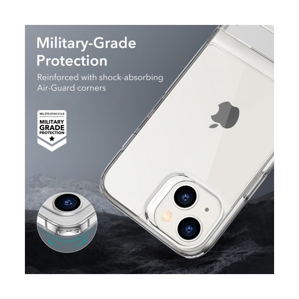 iPhone 14 hoesje met standaard doorzichtig – foto 3