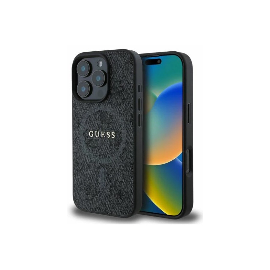 Guess MagSafe Hoesje Zwart iPhone 16 Pro Max