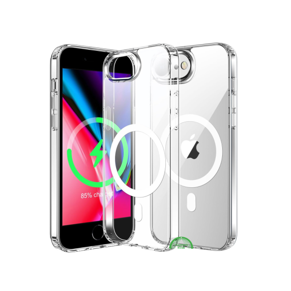 Transparant Hoesje voor iPhone SE MagSafe, Magnetisch, Slank &amp; Krasbestendig – foto 3