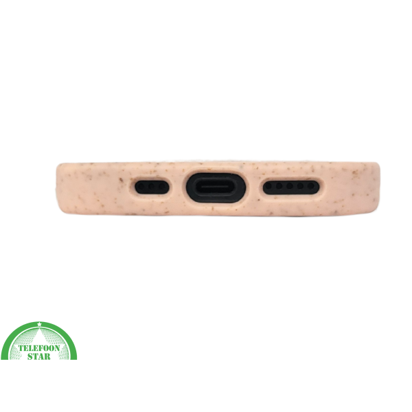 iPhone 16 Pro Max Lichtroze Eco Hoesje Biologisch Afbreekbare Matte Bescherming – foto 4